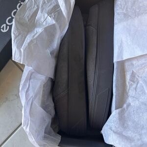 ecco Sheepskin Slip on Running Shoes Grey, women's 7